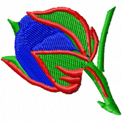 Flowers And Tree Embroidery Design 11